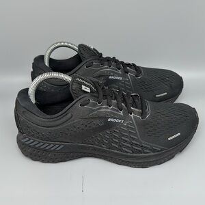 Brooks Adrenaline GTS 21 Black Running Shoes 1103492E020 Men’s Sz 7.5 2E EU40.5